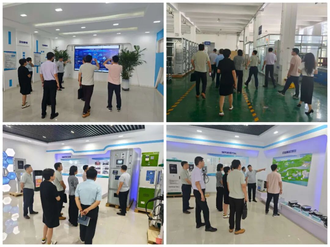 参观企业生产车间